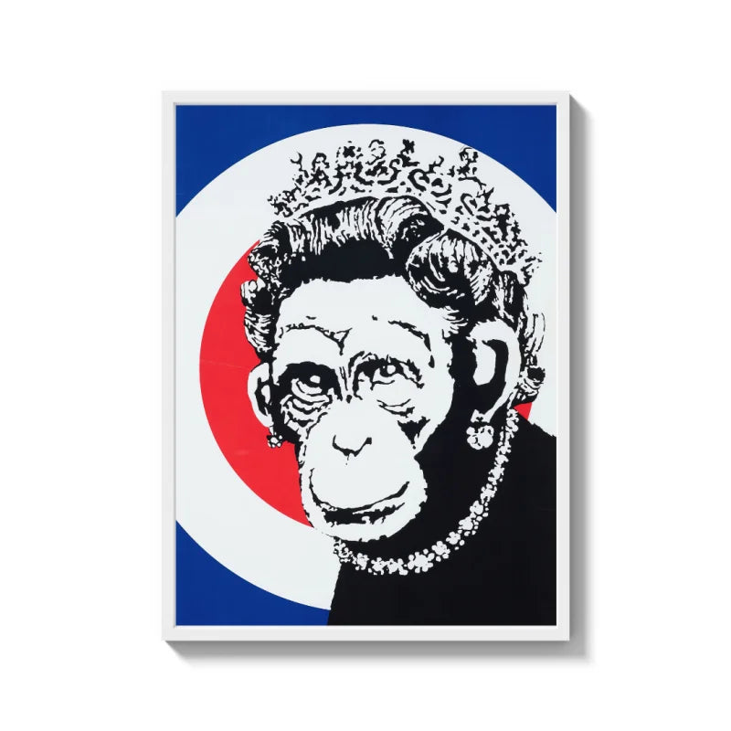 Monkey Queen Canvas Prints Ready to Hang Art - Ready to Hang Canvas Prints
