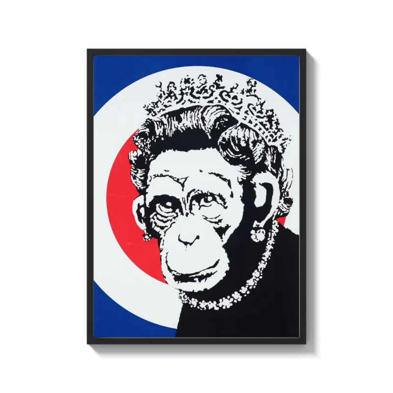 Monkey Queen Canvas Prints Ready to Hang Art - Ready to Hang Canvas Prints
