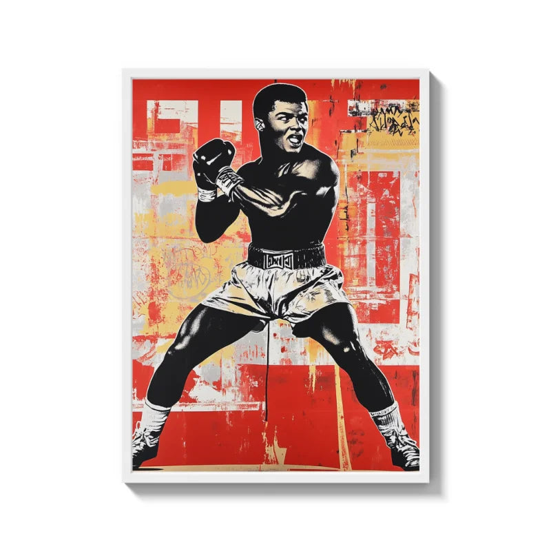Muhammad Ali Canvas Prints Framed Art - Ready to Hang Canvas Prints