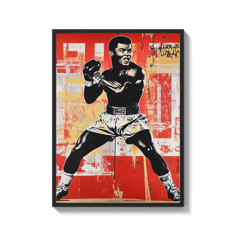Muhammad Ali Canvas Prints Framed Art - Ready to Hang Canvas Prints