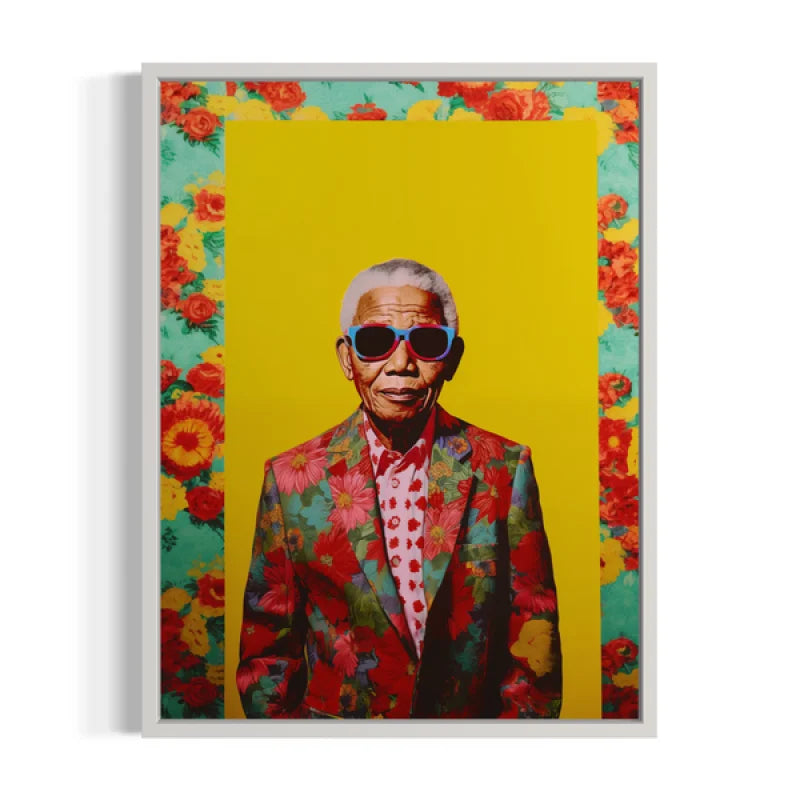 Nelson Mandela Canvas Prints Pop Art Portrait - Ready to Hang Canvas Prints