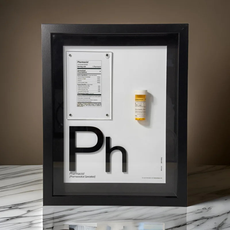 Personalized Elements Collection Nutrition Facts-Style Art - Limited Release Artwork