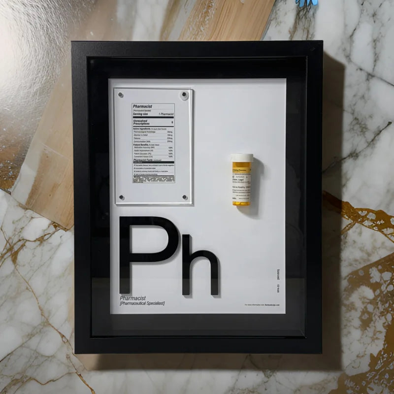 Personalized Elements Collection Nutrition Facts-Style Art - Limited Release Artwork