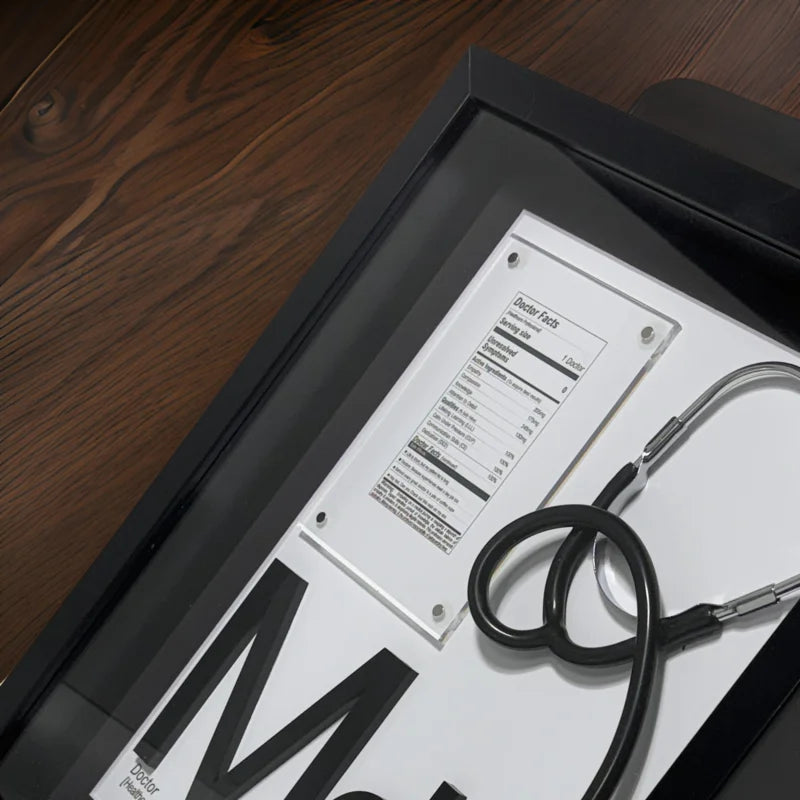 Personalized Elements Collection Nutrition Facts-Style Art - Limited Release Artwork