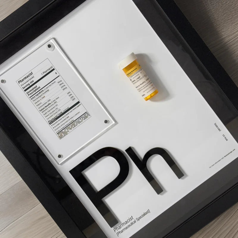 Personalized Elements Collection Nutrition Facts-Style Art - Limited Release Artwork