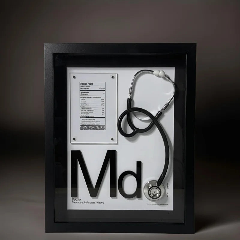 Personalized Elements Collection Nutrition Facts-Style Art - Limited Release Artwork