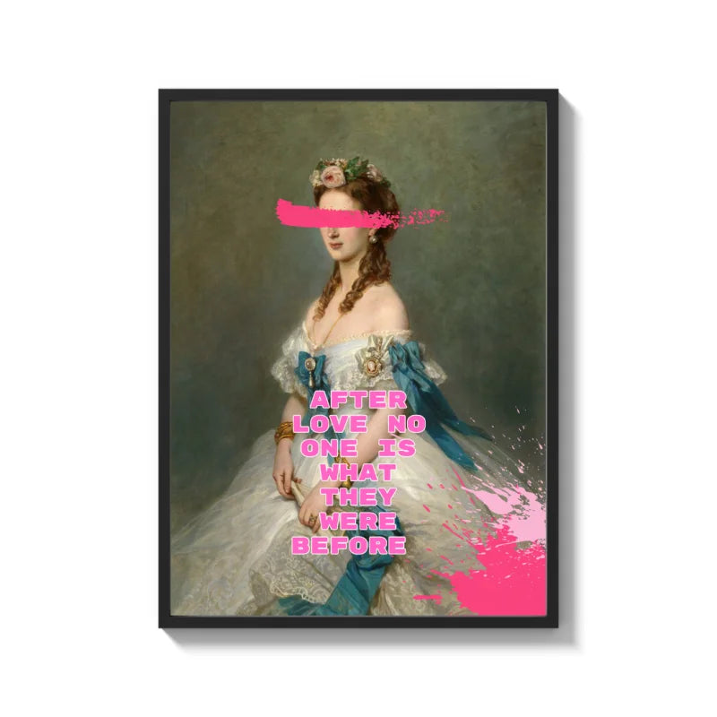 Pink Portrait Canvas Prints Ready to Hang - Ready to Hang Canvas Prints