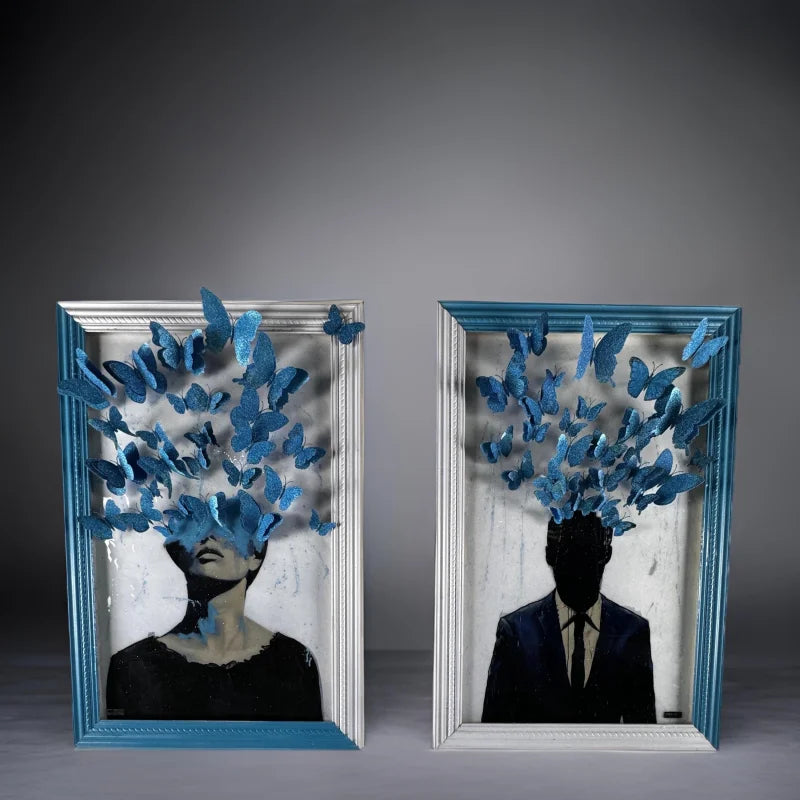 Pollute Your Mind With Beautiful Things Mixed Media Art - Limited Release Artwork