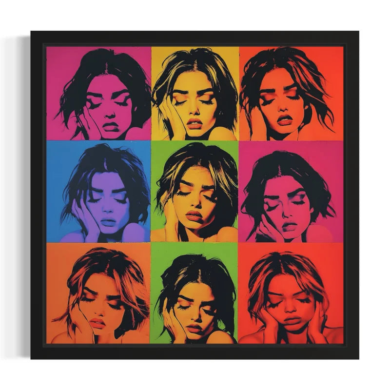 Pop Art Canvas Prints Portrait Collage - Pop Art