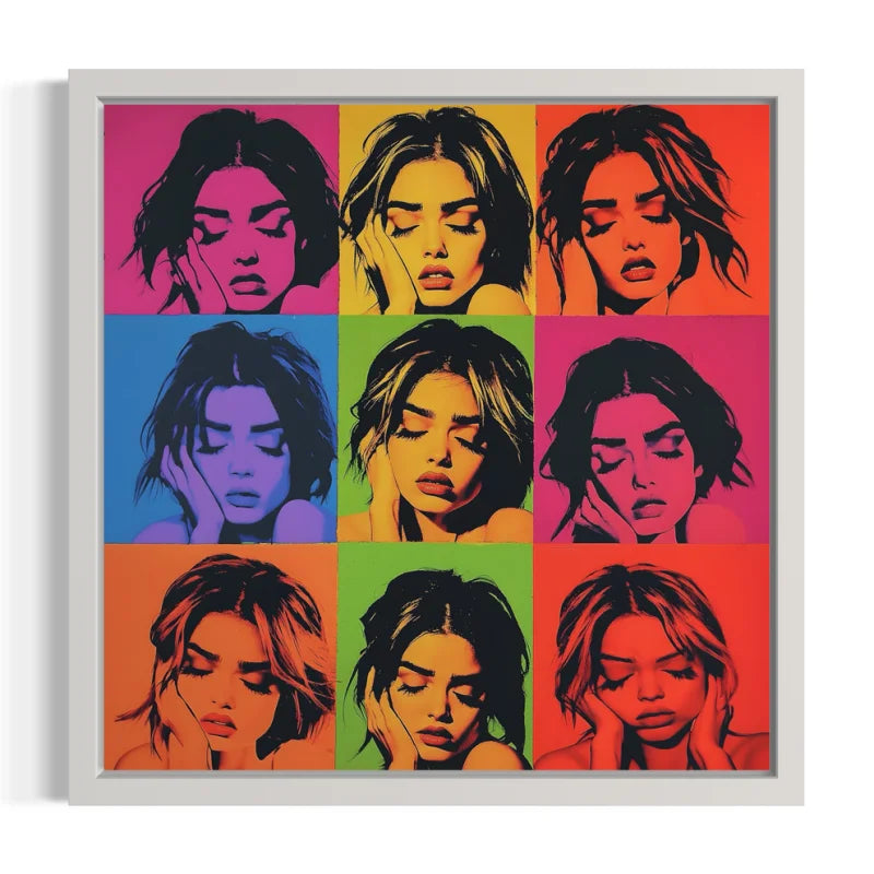 Pop Art Canvas Prints Portrait Collage - Pop Art
