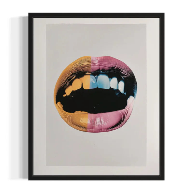 Pop Art Lips Canvas Prints - Ready to Hang Canvas Prints