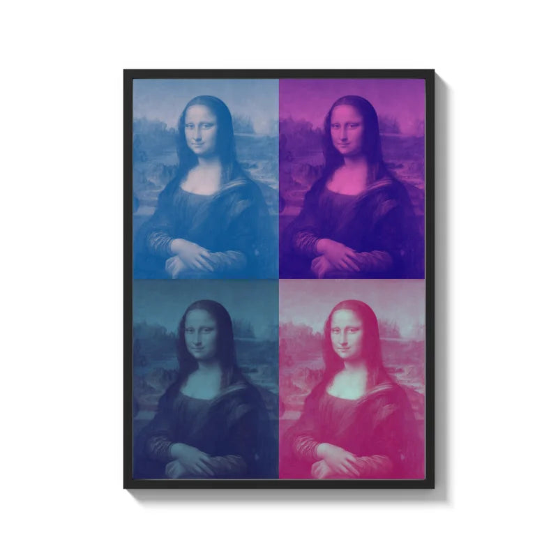 Pop Art Mona Lisa Canvas Prints - Ready to Hang Canvas Prints