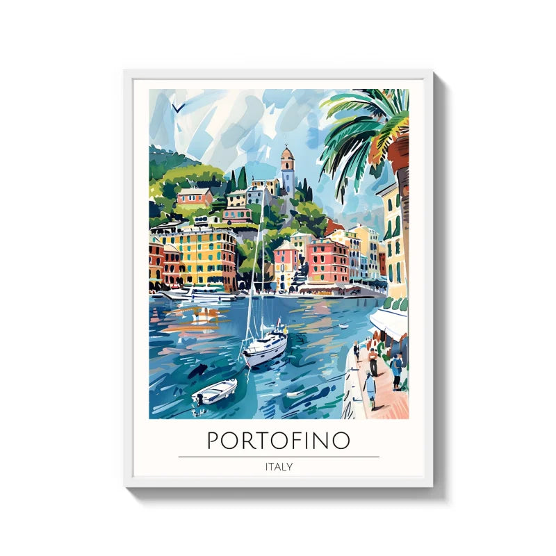 Portofino Italy Canvas Print World Tour Collection - Ready to Hang Canvas Prints