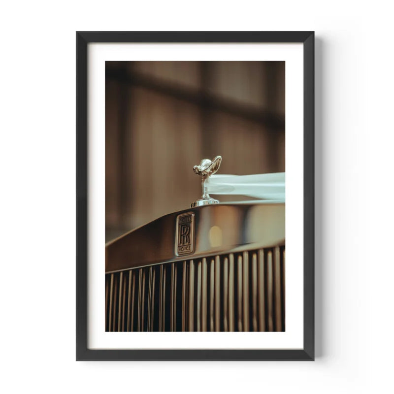 Rolls Royce Hood Ornament Fine Art Print - Luxury & Lifestyle (Framed Fine Art)