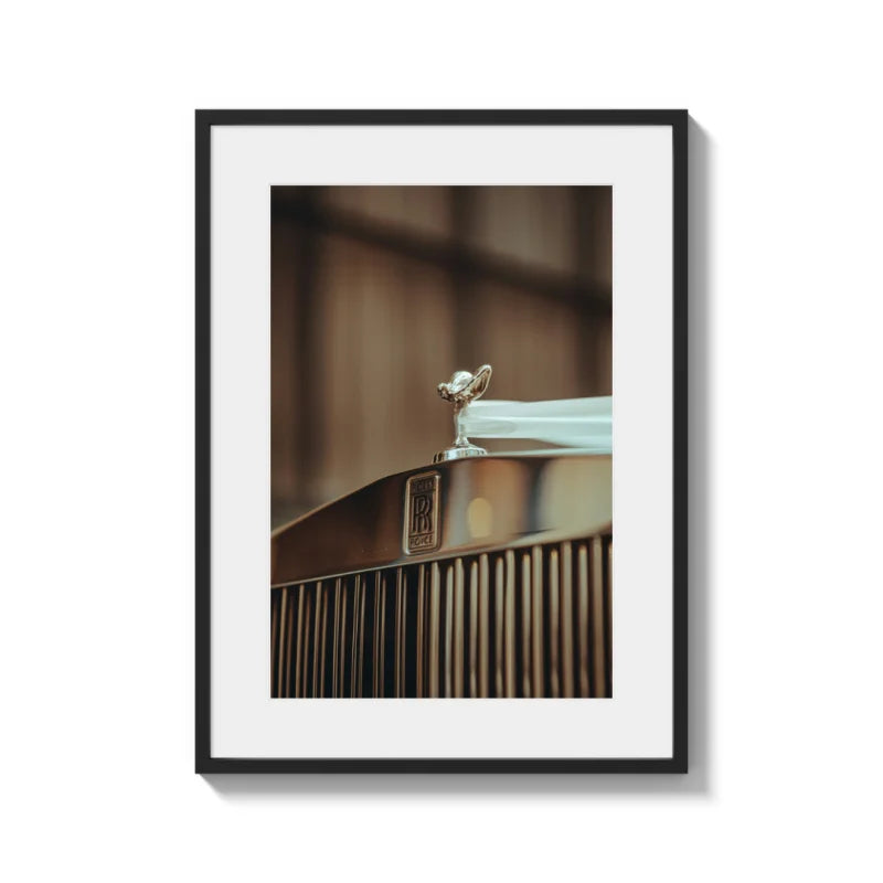 Rolls Royce Hood Ornament Fine Art Print - Luxury & Lifestyle (Framed Fine Art)