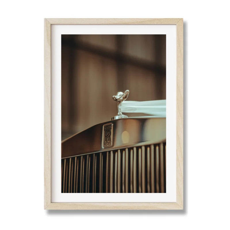 Rolls Royce Hood Ornament Fine Art Print - Luxury & Lifestyle (Framed Fine Art)