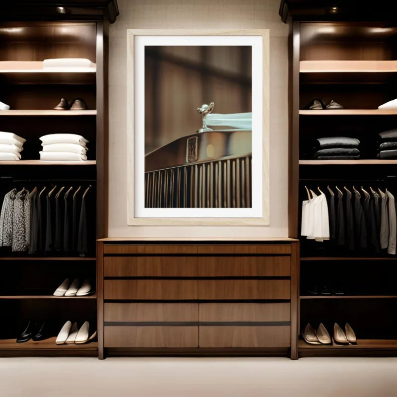 Rolls Royce Hood Ornament Fine Art Print - Luxury & Lifestyle (Framed Fine Art)