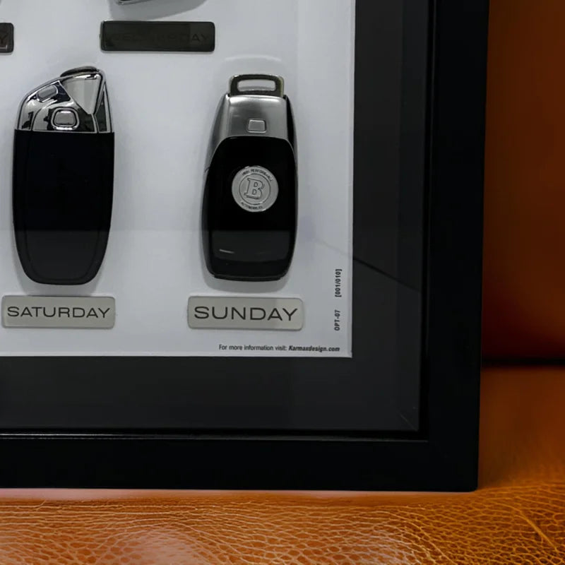 Seven Day Car Key Fob Artwork - Limited Release Artwork