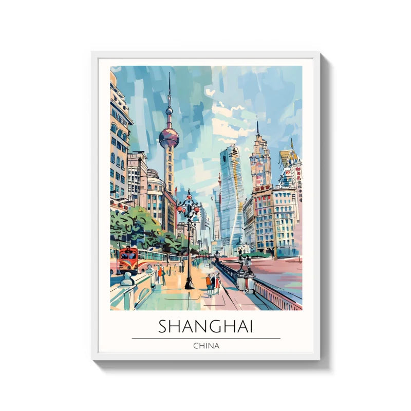 Shanghai Canvas Print from the World Tour Collection - Ready to Hang Canvas Prints