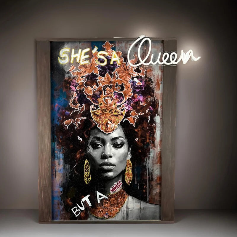 Shes a Queen but a Savage Limited Artwork - Limited Release Artwork