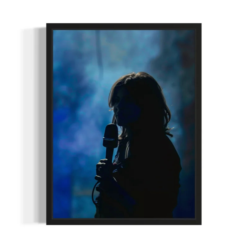 Singer Silhouette Canvas Prints Breaking Borders - Ready to Hang Canvas Prints