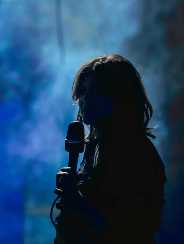 Singer Silhouette Canvas Prints Breaking Borders - Ready to Hang Canvas Prints