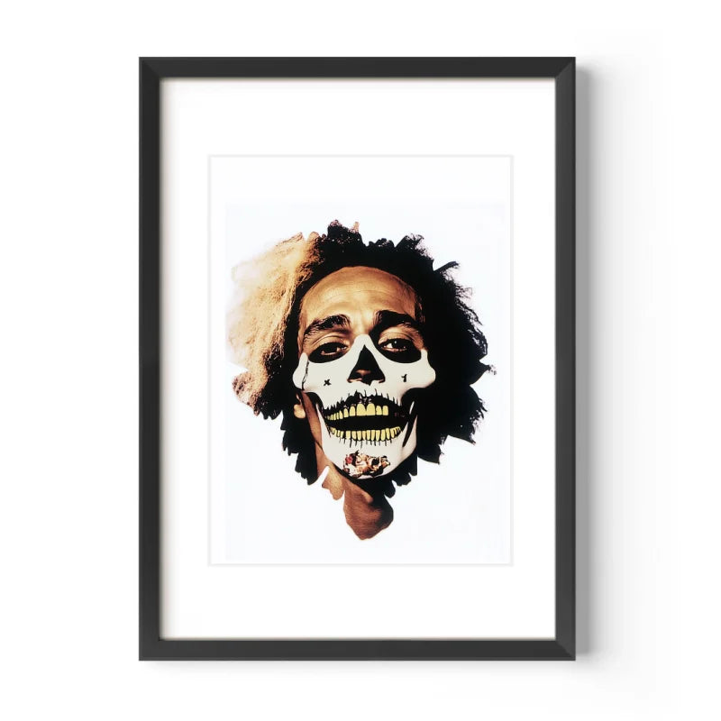 Skull Face Portrait Decay Series Legends and Icons - Legends & Icons