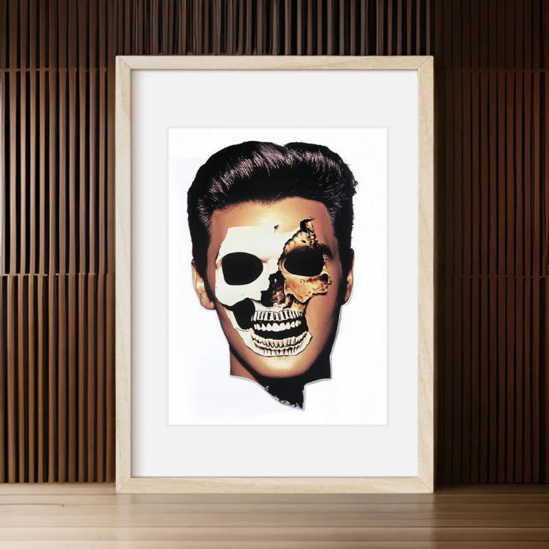 Skull Faced Man Decay Series Artwork - Legends & Icons