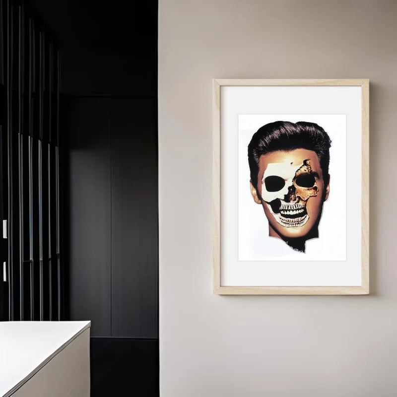 Skull Faced Man Decay Series Artwork - Legends & Icons