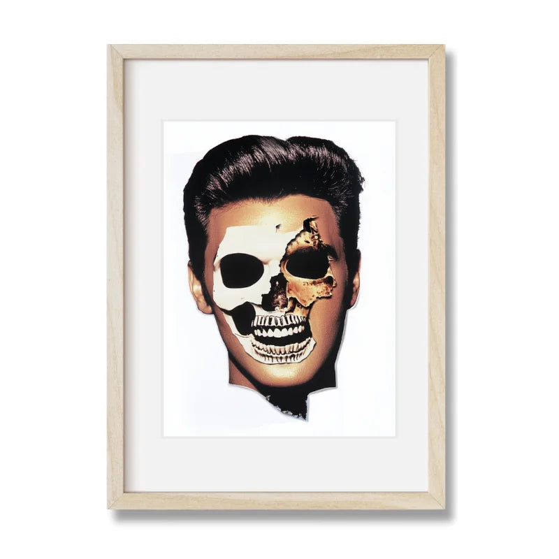 Skull Faced Man Decay Series Artwork - Legends & Icons