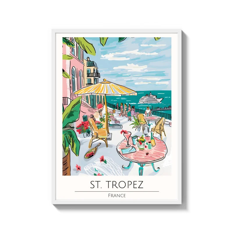 St. Tropez Canvas Print World Tour Collection - Ready to Hang Canvas Prints