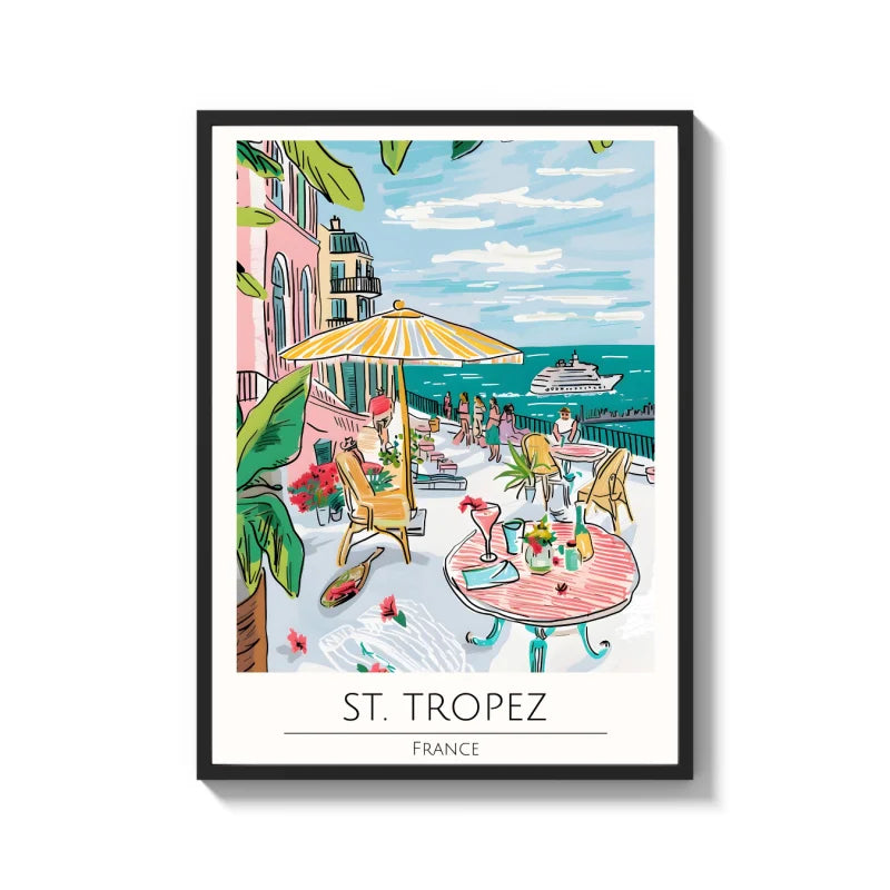 St. Tropez Canvas Print World Tour Collection - Ready to Hang Canvas Prints