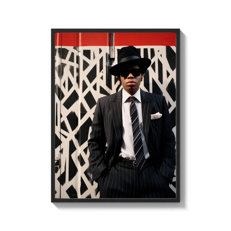 Stylish Man Canvas Prints Pop Art Portrait - Ready to Hang Canvas Prints