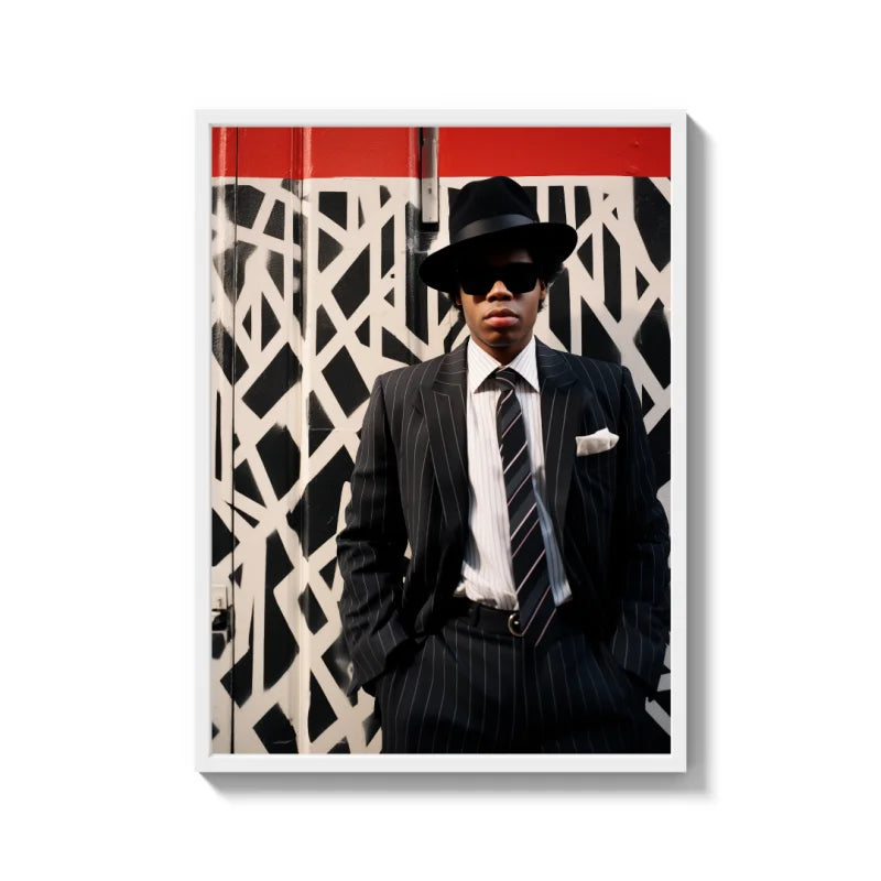 Stylish Man Canvas Prints Pop Art Portrait - Ready to Hang Canvas Prints