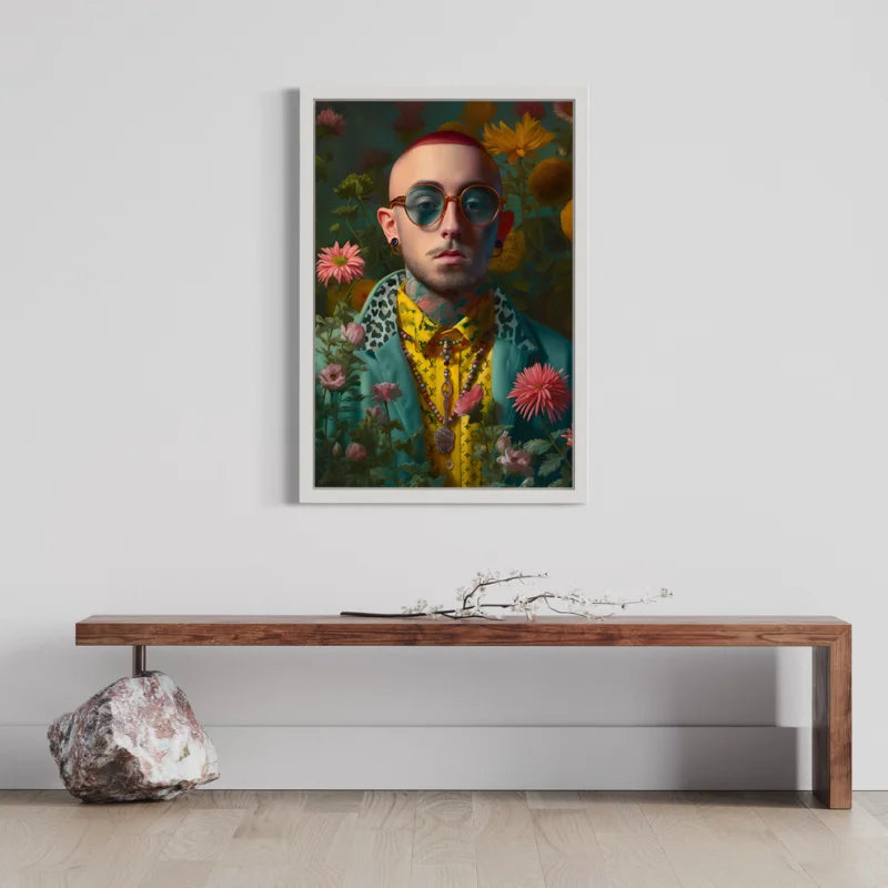 Tattooed Man Canvas Prints Framed Portrait - Ready to Hang Canvas Prints