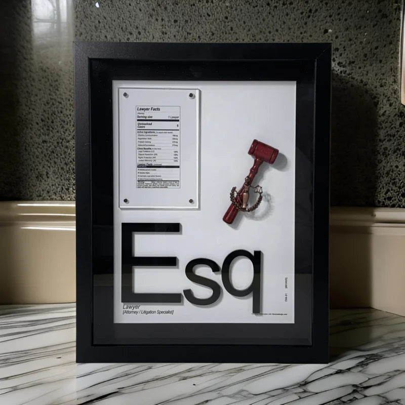 The Elements Collection Nutrition Facts-Style Art - Limited Release Artwork