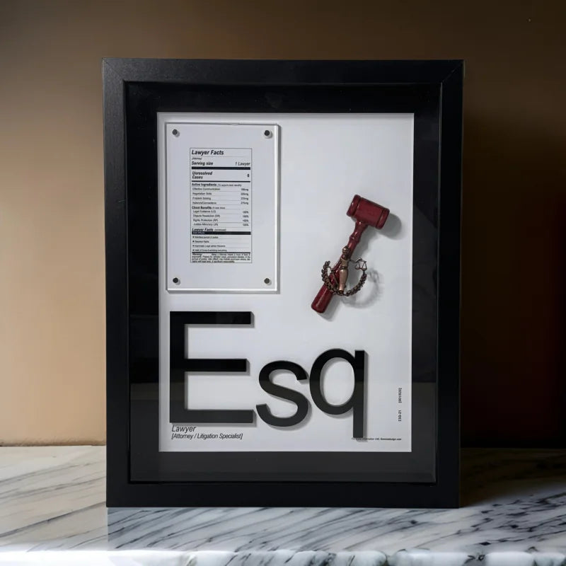 The Elements Collection Nutrition Facts-Style Art - Limited Release Artwork