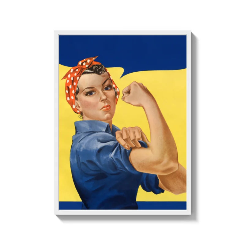 We Can Do It Canvas Prints Framed Poster - Ready to Hang Canvas Prints