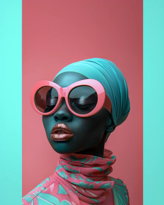 Woman with Sunglasses Canvas Prints - Ready to Hang Canvas Prints