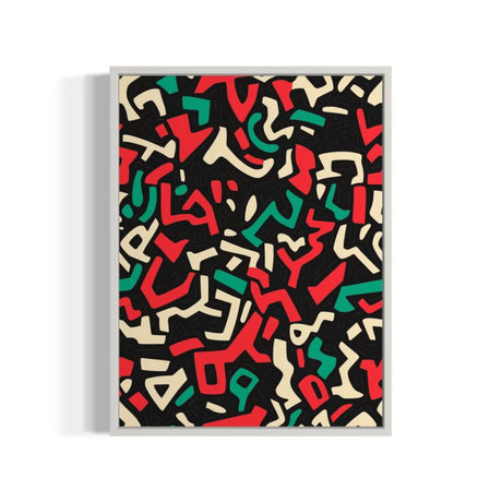 Abstract Canvas Prints Breaking Borders Framed Art - Ready to Hang Canvas Prints
