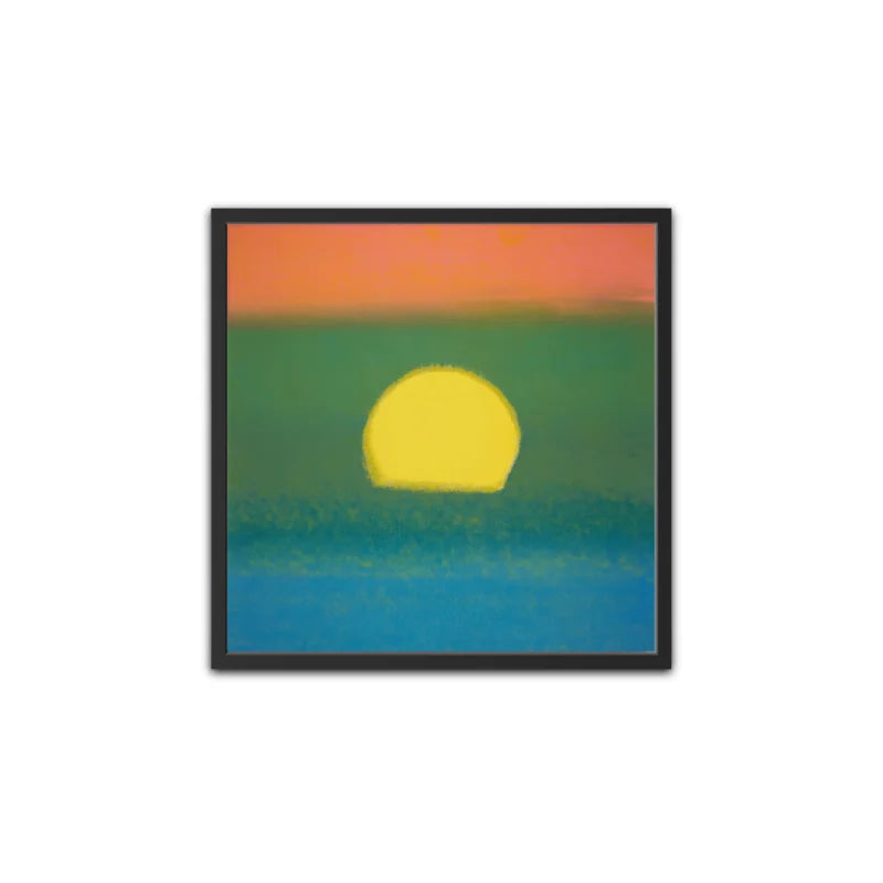 Abstract Sunset Canvas Prints Pop Art Style - Pop Art