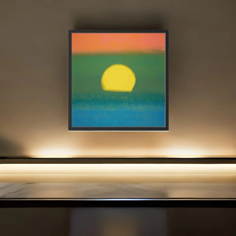 Abstract Sunset Canvas Prints Pop Art Style - Pop Art