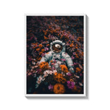 Astronaut in Flowers Canvas Prints - Ready to Hang Canvas Prints
