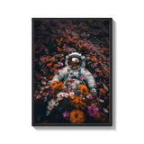 Astronaut in Flowers Canvas Prints - Ready to Hang Canvas Prints