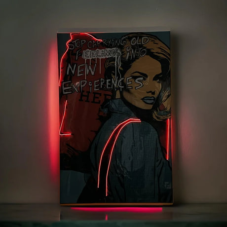 Baggage Free Neon Art Limited Release - Limited Release Artwork