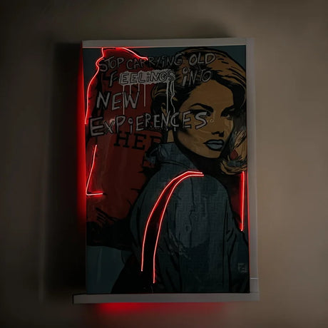 Baggage Free Neon Art Limited Release - Limited Release Artwork