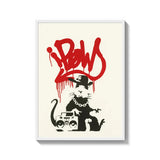 Banksy Rat Canvas Prints Ready to Hang Art - Ready to Hang Canvas Prints