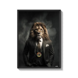 Bitcoin Lion Canvas Prints Wall Art - Ready to Hang Canvas Prints