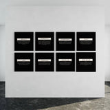 Black Ambition Definition Canvas Prints Wall Art - Typography & Word Art