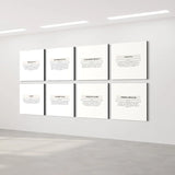 Black Ambition Definition Canvas Prints Wall Art - Typography & Word Art